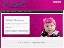 Tablet Screenshot of mysagepr.com